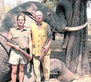 King Juan Carlos I enjoys hunting