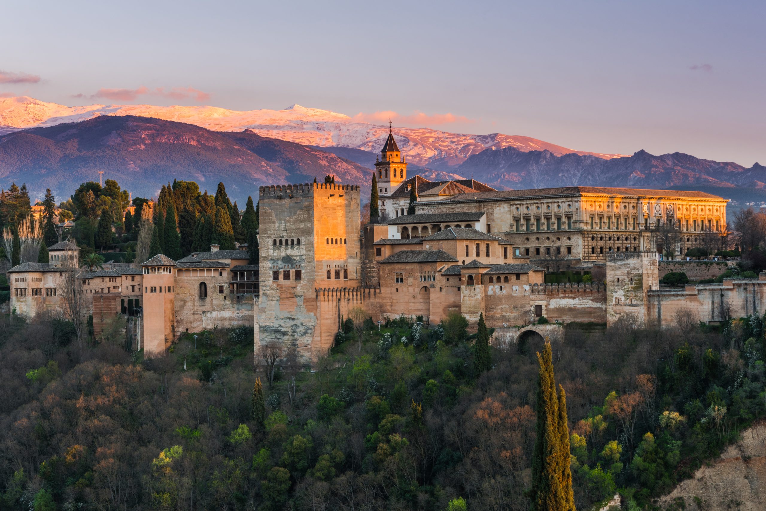 Arabic Palace Alhambra In Granada,spain