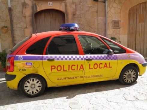 mallorca police car