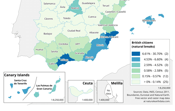 There Are More Than Twice As Many Brits In Spain Than Spaniards In Uk Olive Press News Spain