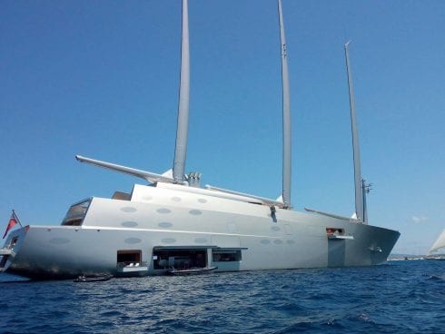 Sailing yacht A