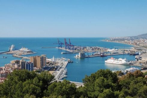 Port of Málaga Northeast view   e