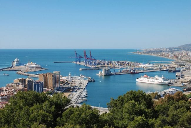 Port of Málaga Northeast view   e