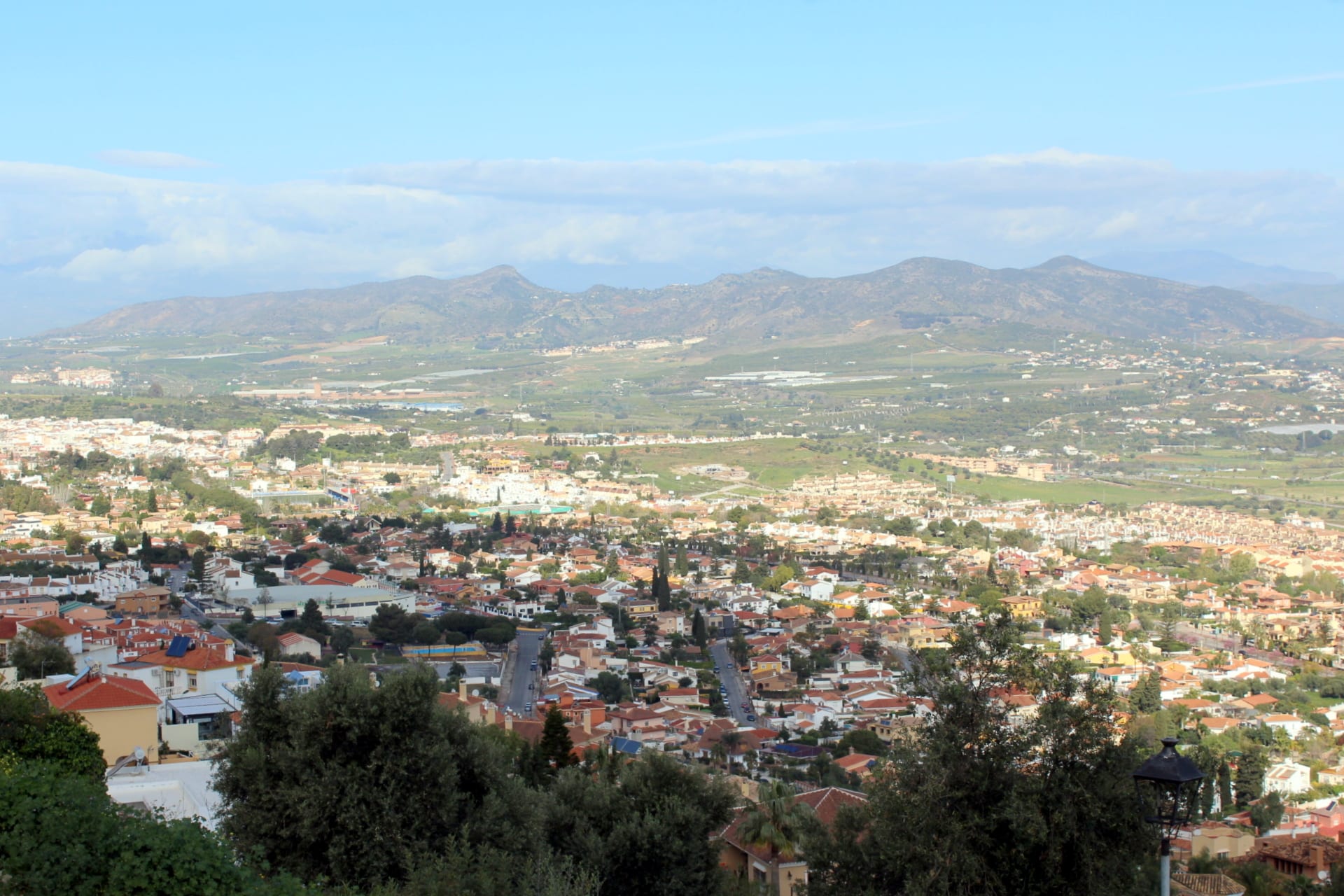 Vista Alhaurín de la Torre desde El Lagar