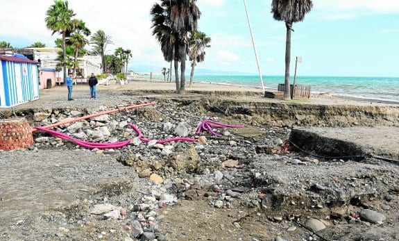 beach damage