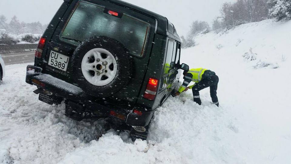 motorway snow