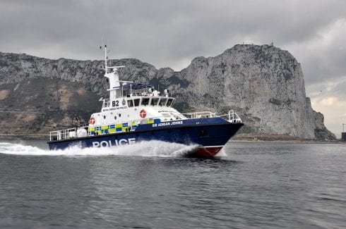Gib police boat
