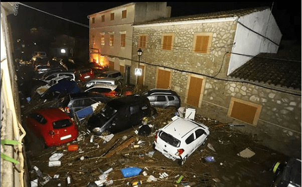 Sant Llorenç destruction