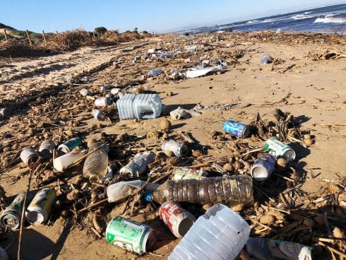 Beach Rubbish From Guardamar Prensa Oficina