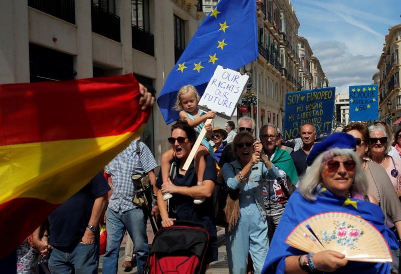 Brexit Protest Close Up