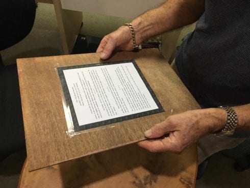Gerry Reading Prayer