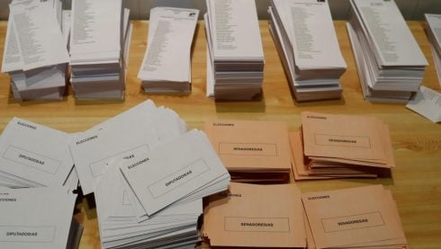 Voting Slips Spain