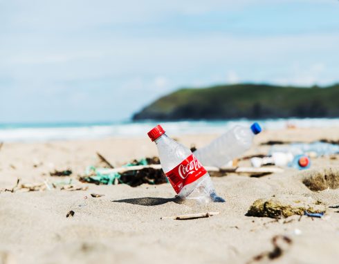 Bottle On Beach