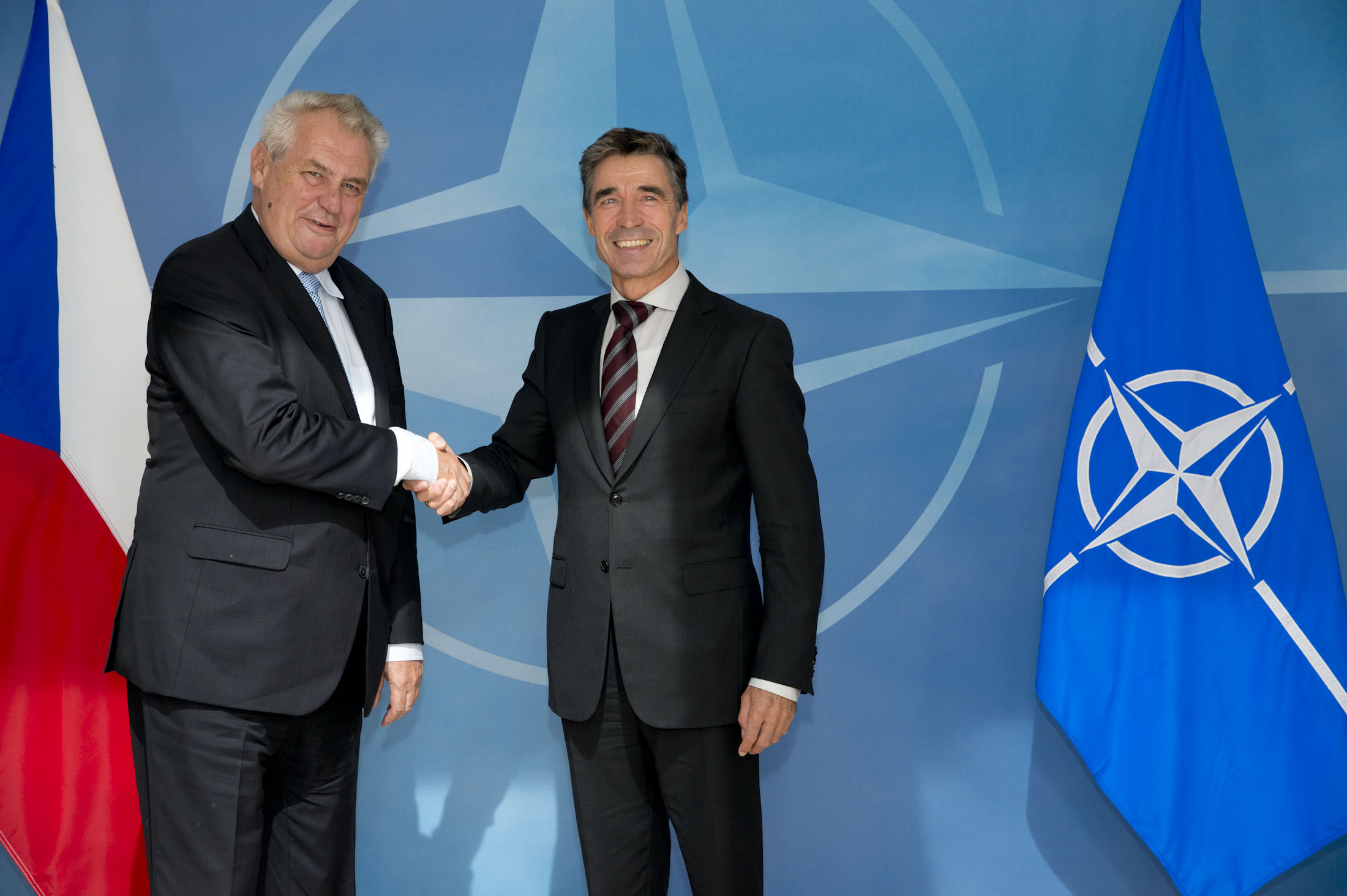 Visit To Nato By The President Of The Czech Republic