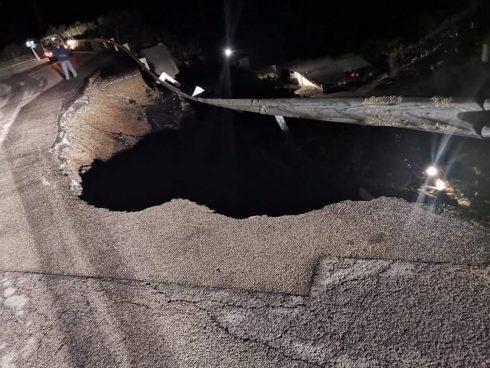 Collapsed Road