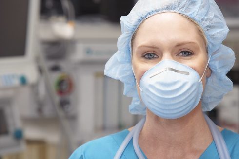 Nurse With Face Mask