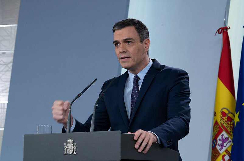 Pedro Sanchez Comparecencia 2020