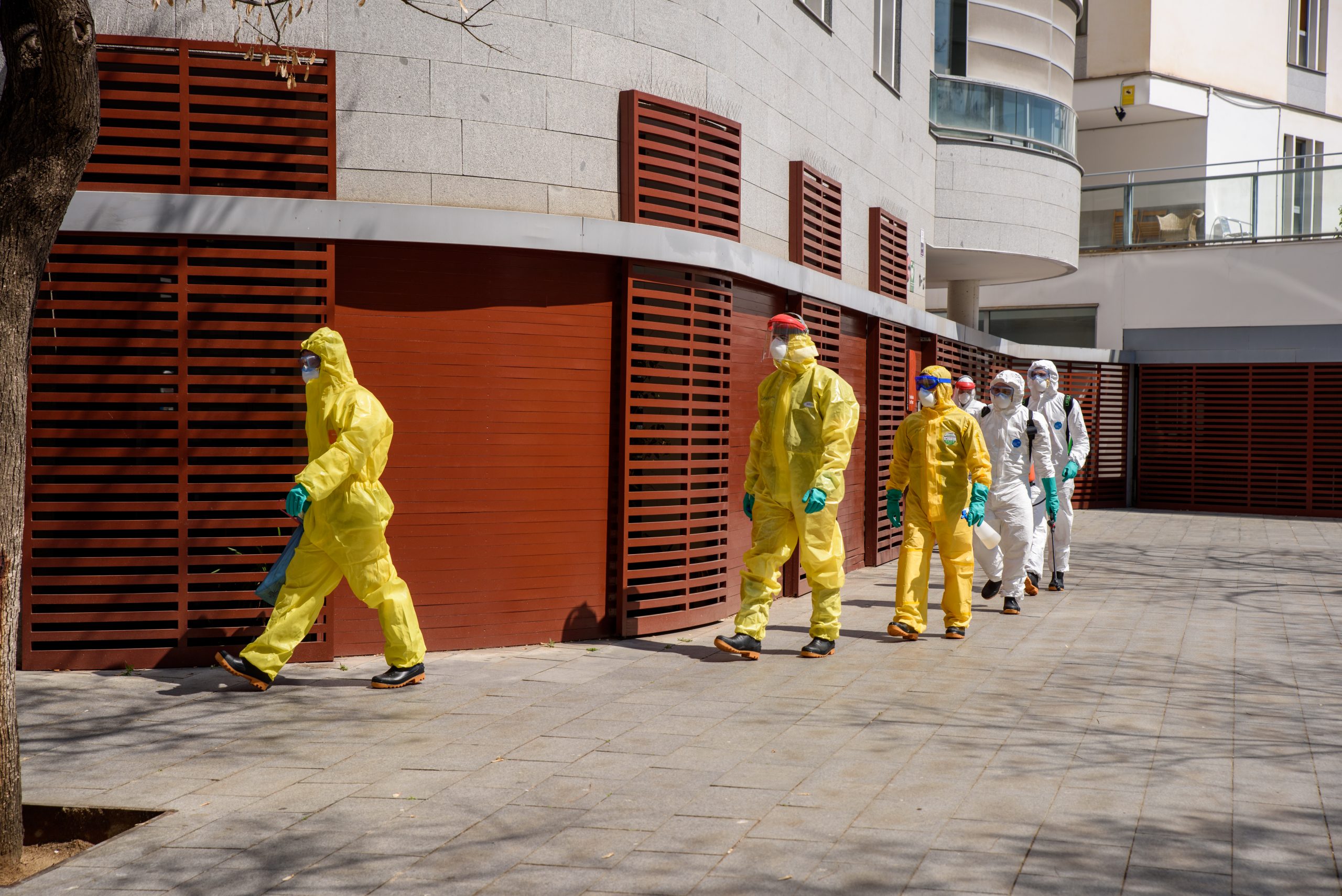 Military Disinfection Team After Disinfecting A Care Home  7