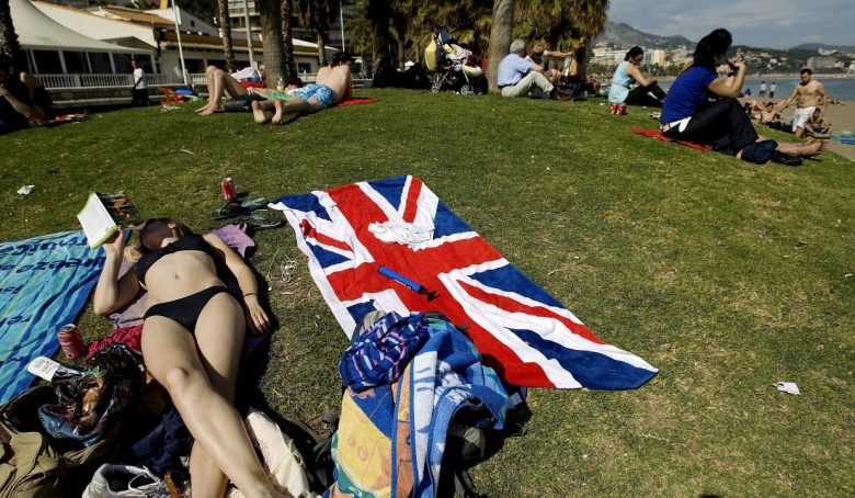 british tourist spain