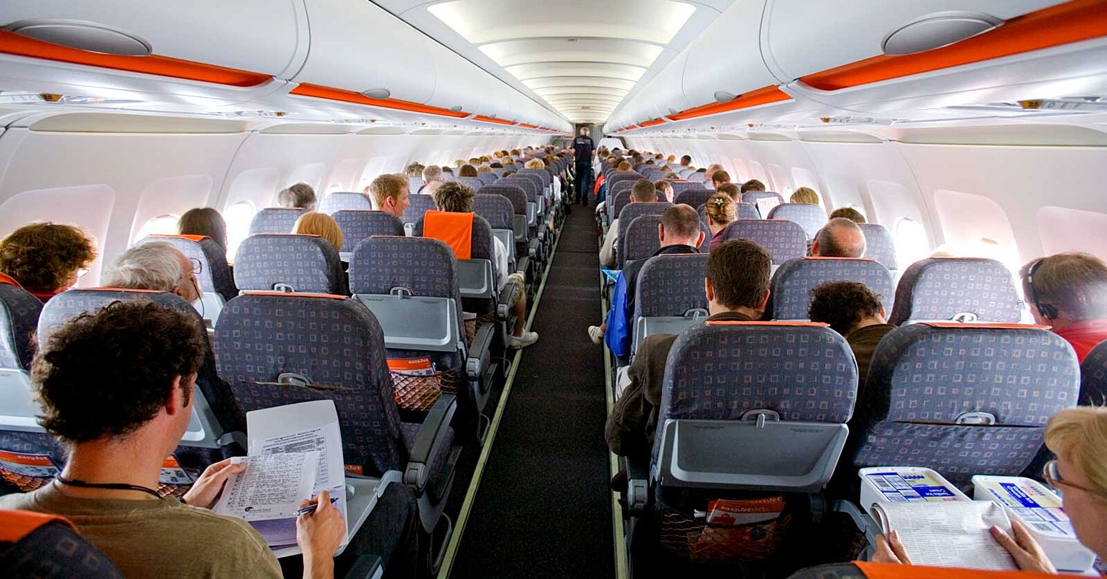 Passengers On Easyjet Flight