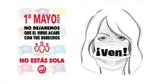 Uno De Los Carteles Que Animan A Participar En La Movilizacion Virtual Del 1 De Mayo De 2020