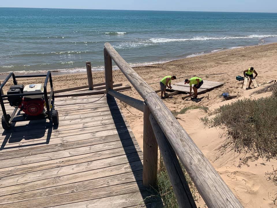 Beaches Are Sorted Out In Costa Blanca  S Guardamar Months After Storm Gloria Damage