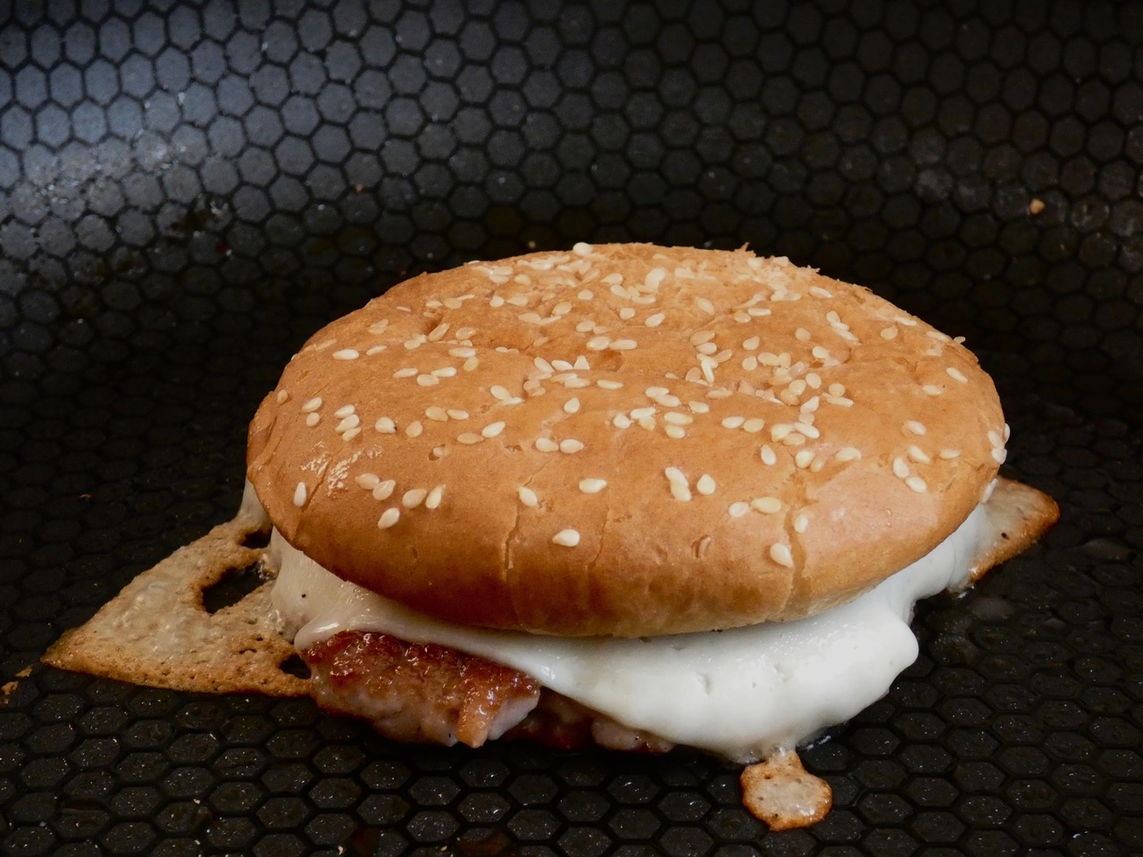 Hamburger In Pan