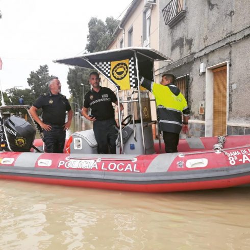 Policia Local In Dolores To Be Given Medals For Gota Fria Service