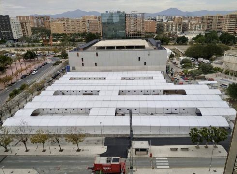 Field Hospital Built In Alicante To Help Costa Blanca Coronavirus Sufferers Is Too Hot During The Summer