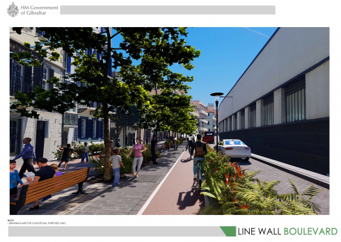 Line Wall Boulevard Visual 1