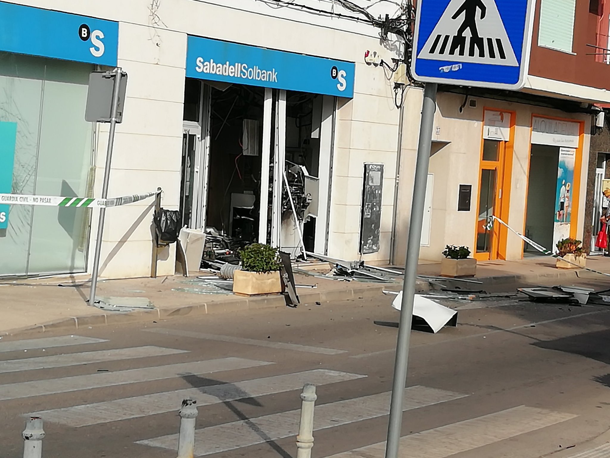 Masked Gang Strike Again To Blow Up Bank On Spain  S Costa Blanca