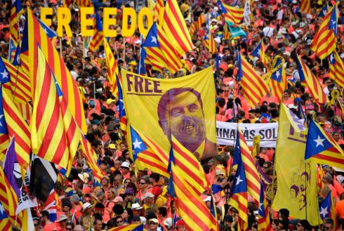 Topshot Spain Catalonia Politics