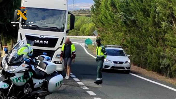 Drunk Lorry Driver Phones Guardia Civil In Spain  S La Rioja To Be Arrested So That He Can Be Sacked And Claim Dole Money
