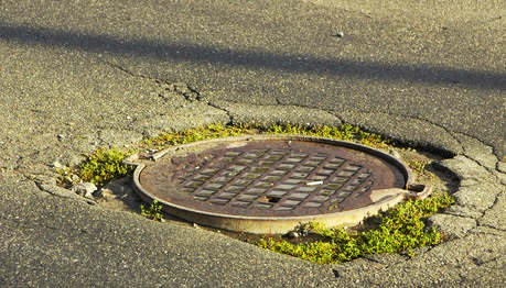 Broken Drain Cover