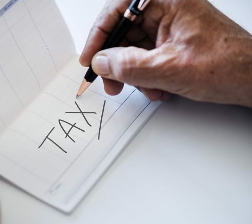 Tax Pen Writing Taxes
