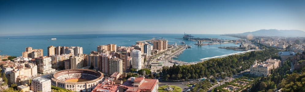 Widescreen Malaga By Day