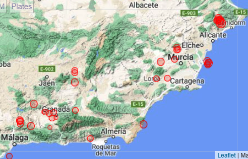 South Spain Quake Map 0611