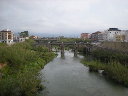 The river Serpis passing through Gandia