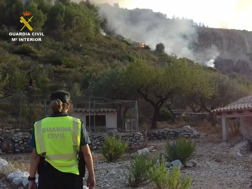80 Year Old Arsonist Arrested Over Several Blazes He Started On Spain S Costa Blanca