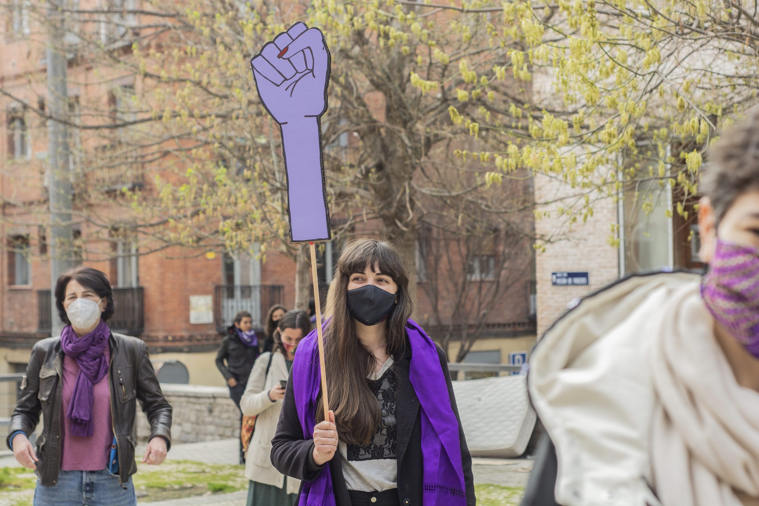 Demonstrations Prior To Women's Day In Madrid