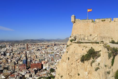 Santa Barbara Castle, Alicante City, Spain, Europe