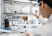 MORE THAN WE CAN CHEW: Experts warn of threats to food safety caused by climate change Scientists working at the Ainia headquarters in Valencia