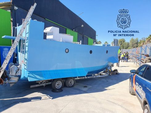 Shocking Blue As Europe's First 'narco Sub' Discovered At Warehouse In Costa Del Sol Area Area Of Spain