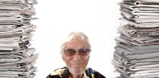 OLD HACK IN THE SUN: Benny Davis with the 80-something ramblings of an expat in Spain Newspapers With Copy Space