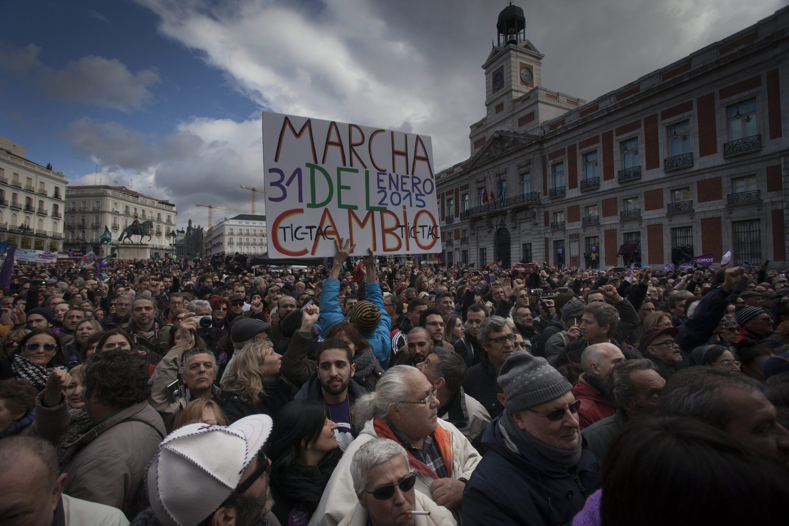 Podemos call for change