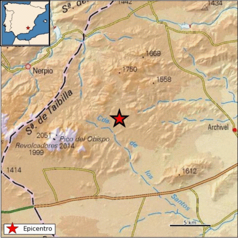 Multiple Earthquakes Strike In The North East Of Spain's Murcia Region