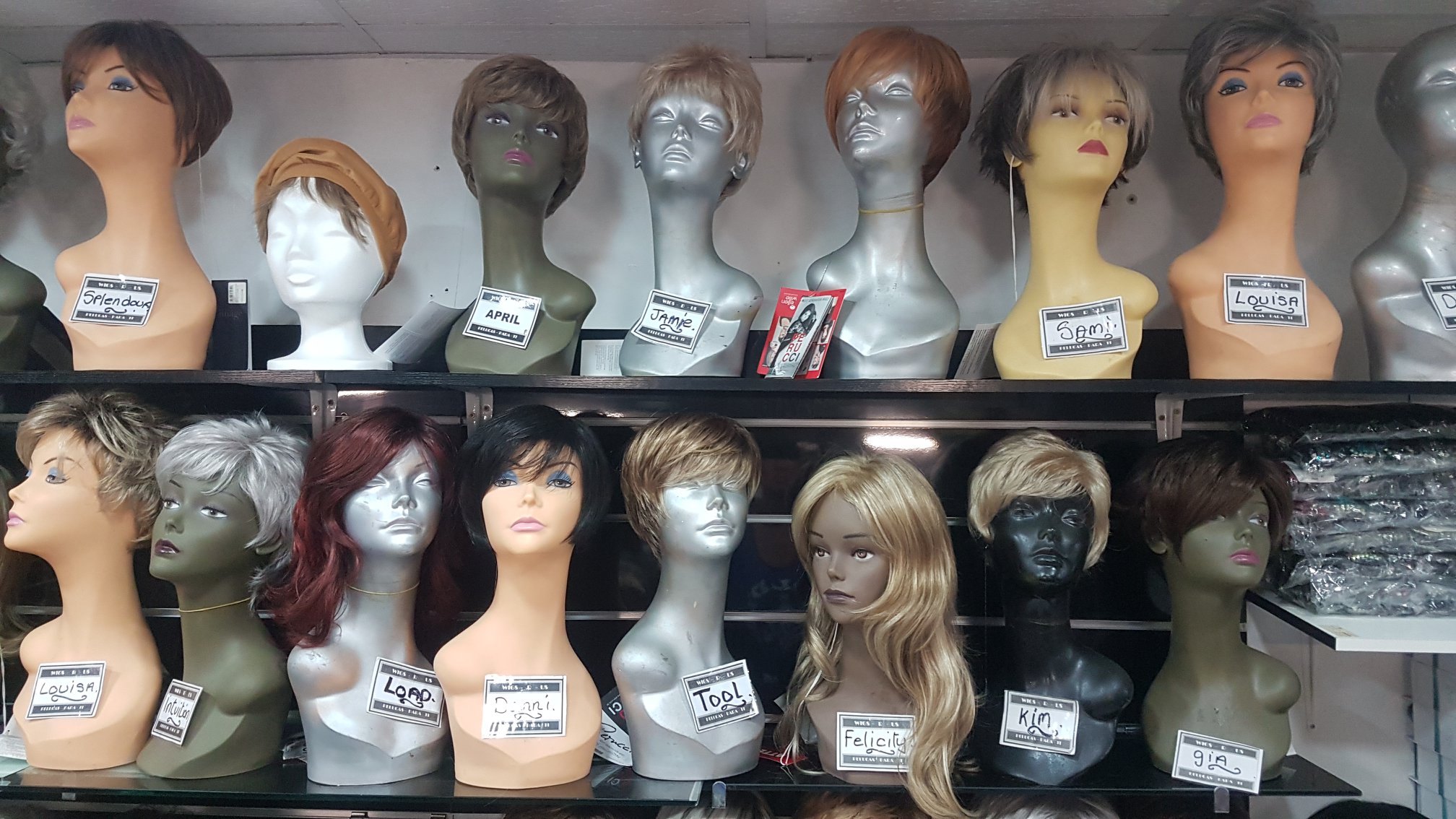 Benidorm's Wigs R Us Has One Of The Biggest Selection Of Wigs Across The Costa Blanca And Spain