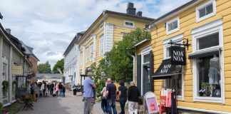 FROZEN PENSIONERS: Finland beats sunny Spain for retirement quality of life Porvoo Finland.