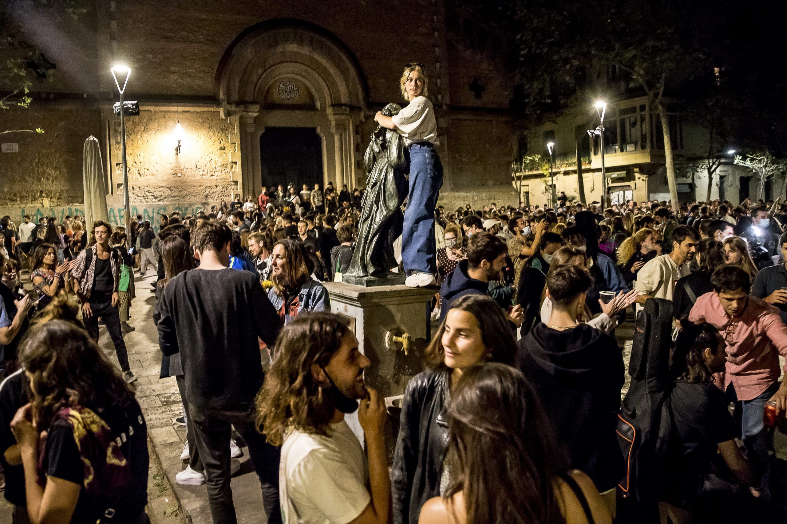 End Of Curfew In Barcelona