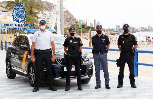 Foreign Police Will Help Out Benidorm And Alicante Tourists Over The Summer On The Costa Blanca In Spain